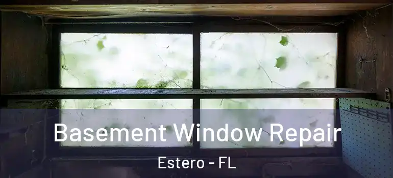  Basement Window Repair Estero - FL