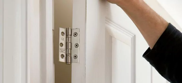Bathroom Stall Door Hinge Repair in Estero, FL