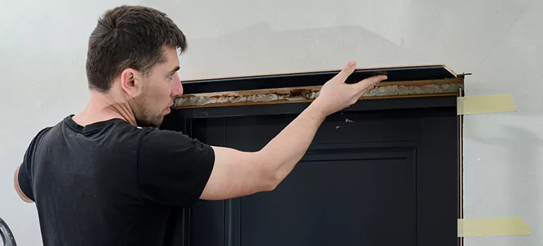 Wood Door Hole Repair in Estero, FL