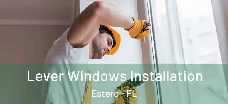  Lever Windows Installation Estero - FL