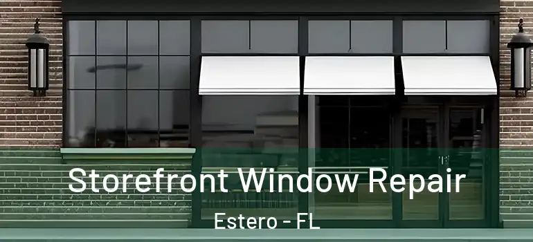 Storefront Window Repair Estero - FL
