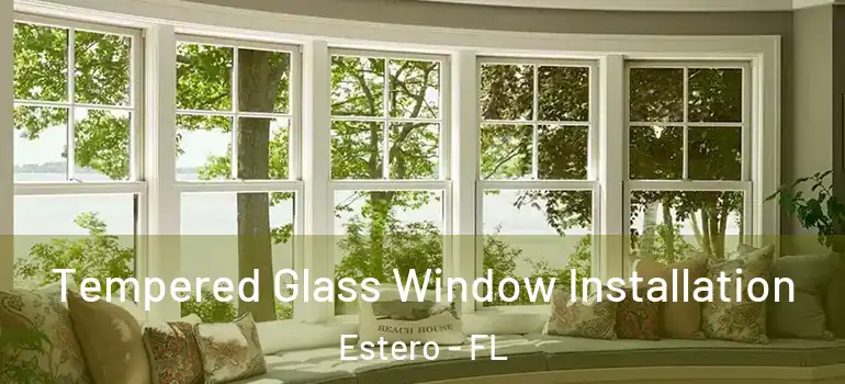  Tempered Glass Window Installation Estero - FL