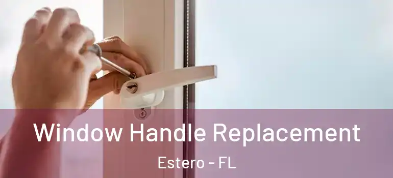 Window Handle Replacement Estero - FL