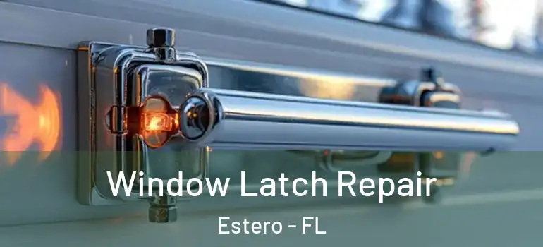  Window Latch Repair Estero - FL